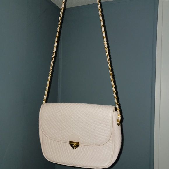 Giani Bernini Crossbody Purse Pink/ Gold - Picture 3 of 9
